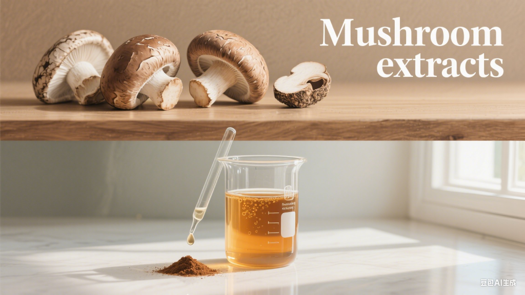 mushroom extraction, water soluble mushroom extracts