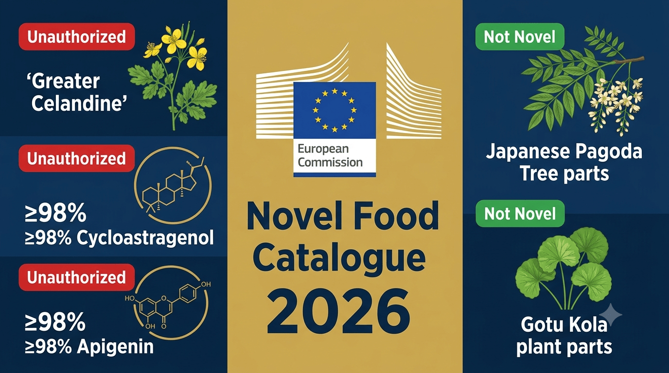 EU Novel Food Catalogue 2026 Botanical Extracts