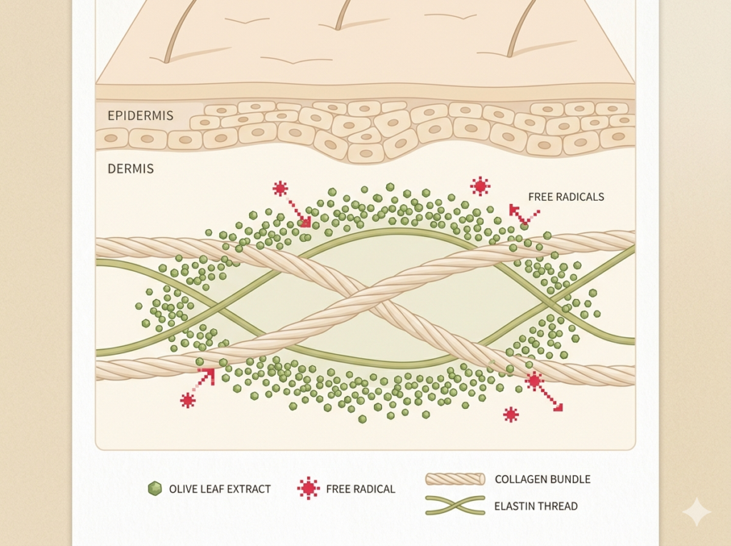 Olive Leaf Extract 70% for Cosmetic Use