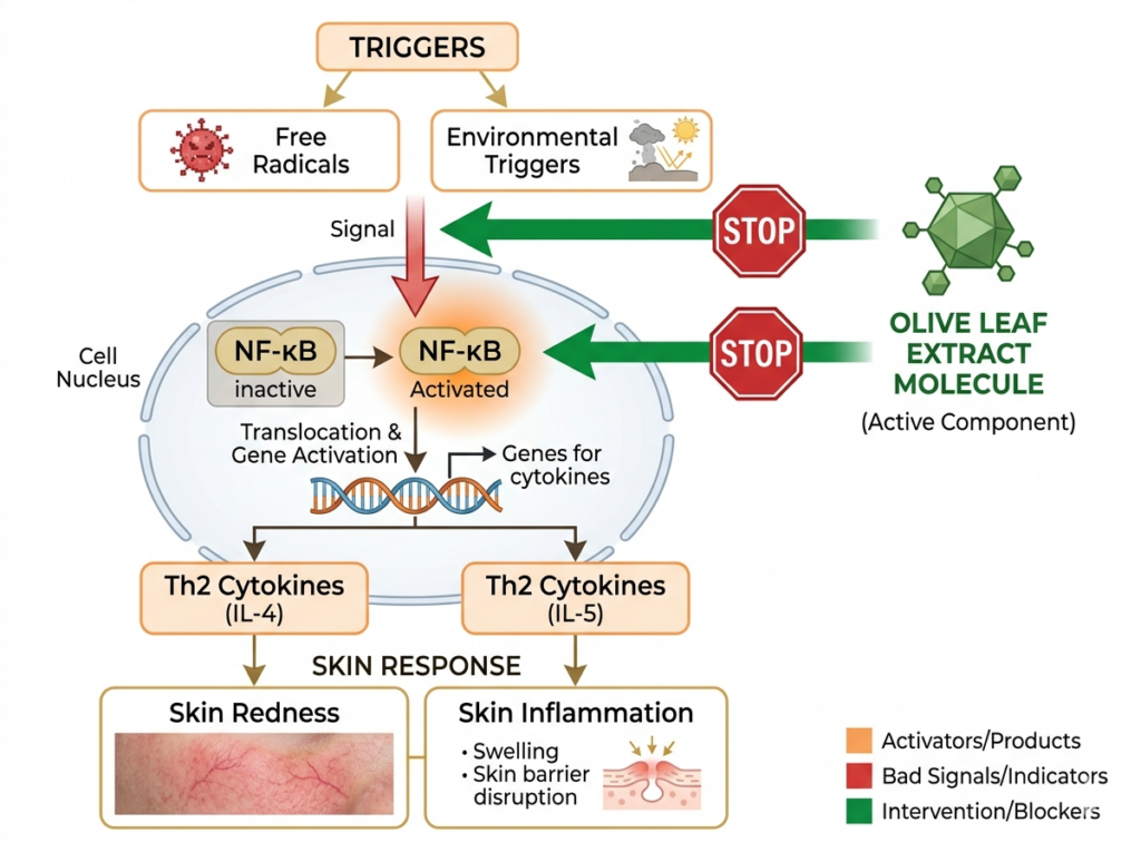 Oleuropein Anti-Inflammatory Skincare