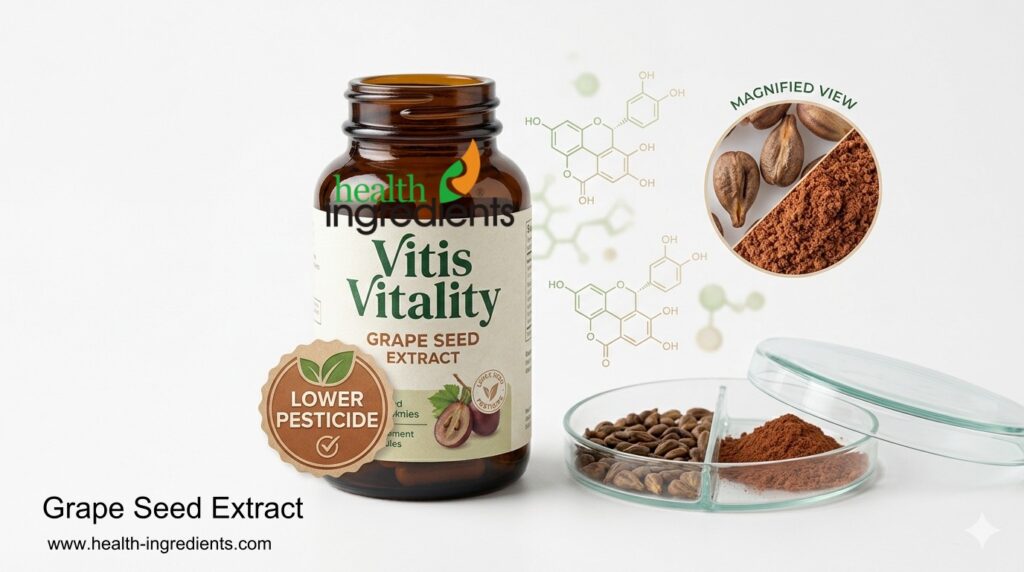 lower pestcide grape seed extract